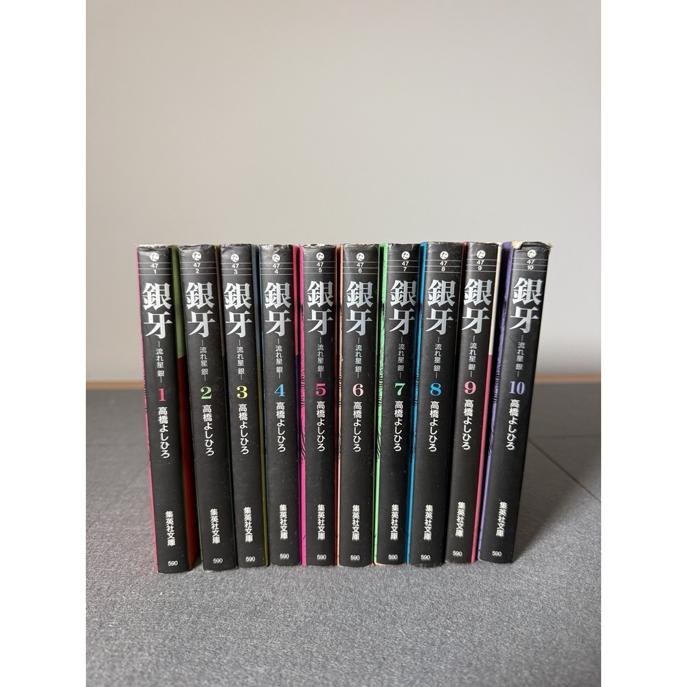 Ginga Nagareboshi Gin Manga Vol 1-10 Complete Set Japanese Bunko Silver Fang
